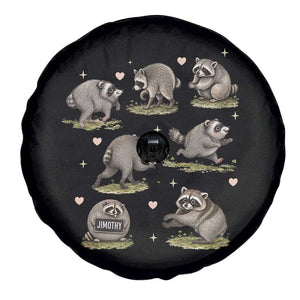 Cute Jimothy The Raccoon Spare Tire Cover Viral Seattle Wildlife Trash Panda Gift
