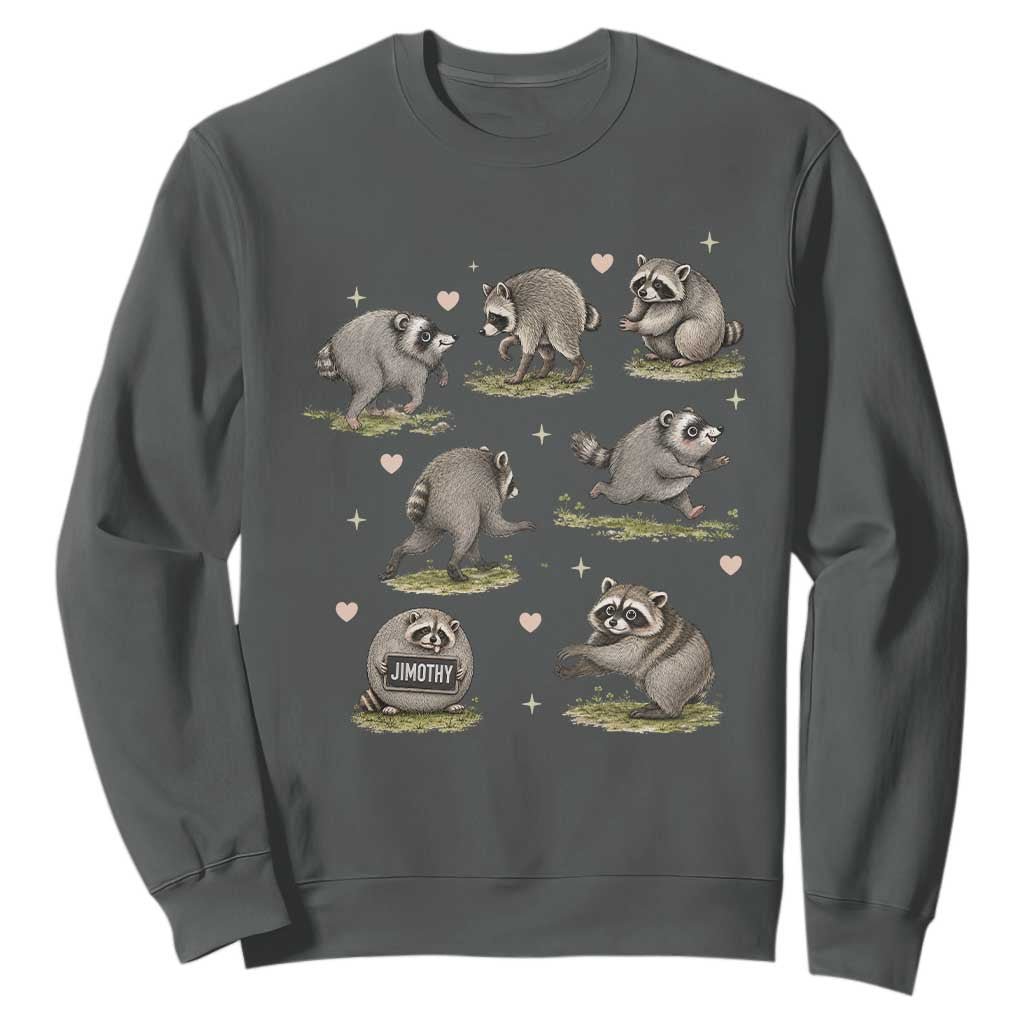 Cute Jimothy The Raccoon Sweatshirt Viral Seattle Wildlife Trash Panda Gift
