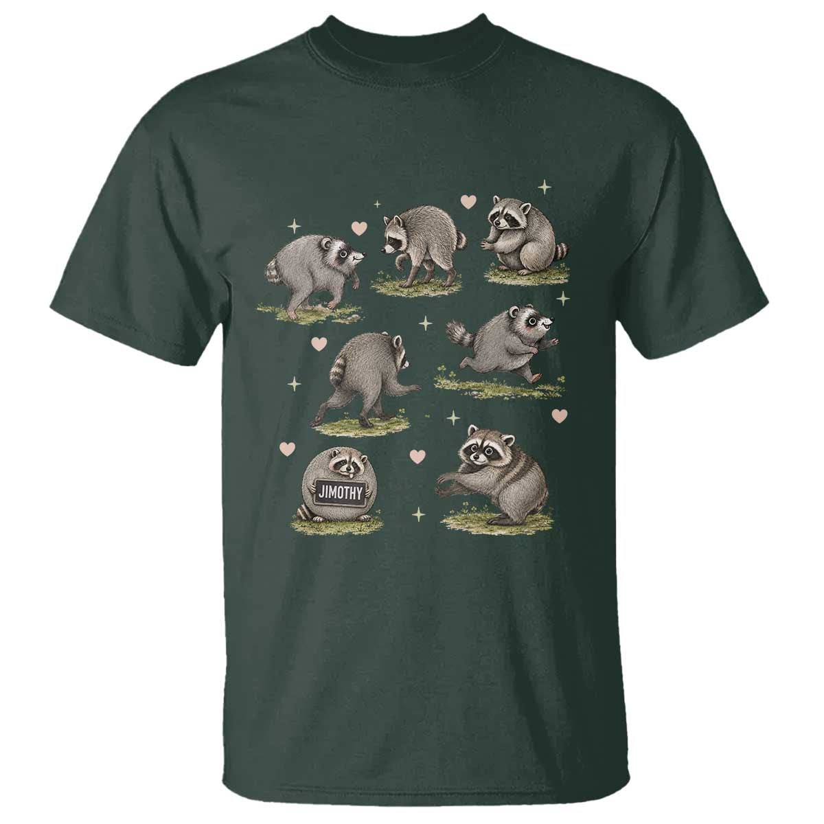 Cute Jimothy The Raccoon T Shirt Viral Seattle Wildlife Trash Panda Gift