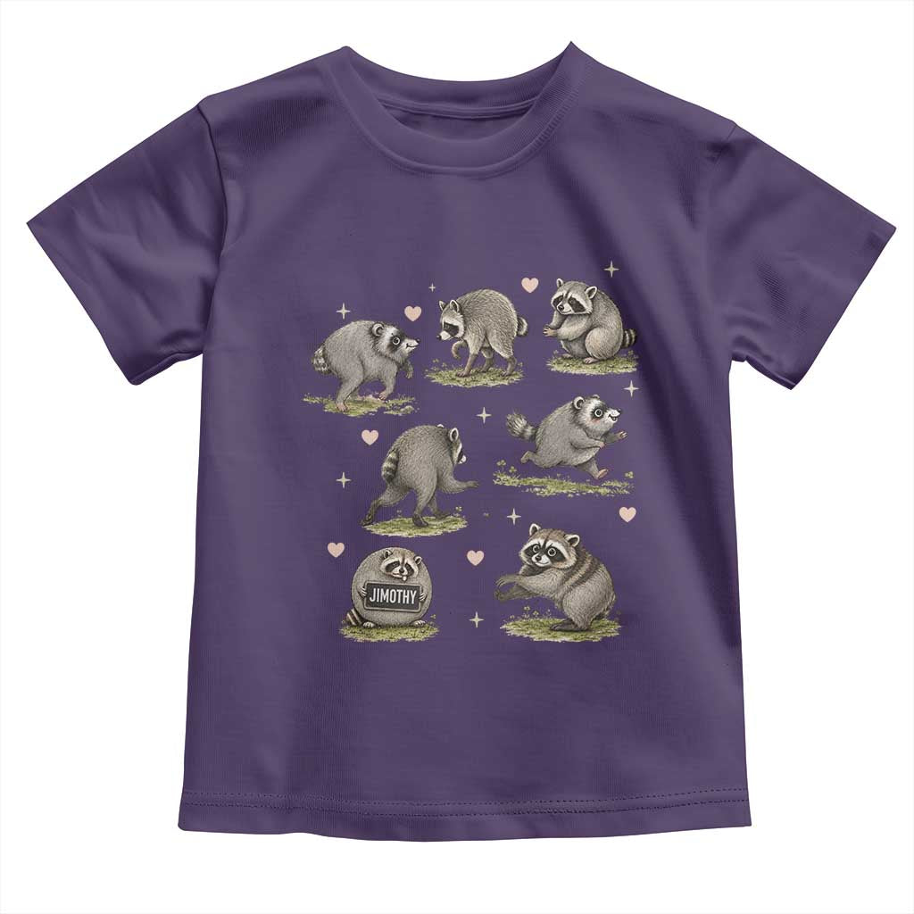 Cute Jimothy The Raccoon Toddler T Shirt Viral Seattle Wildlife Trash Panda Gift