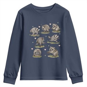Cute Jimothy The Raccoon Youth Sweatshirt Viral Seattle Wildlife Trash Panda Gift