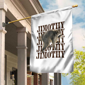 Jimothy The Raccoon Garden Flag Vintage Trash Panda Animal Lover Gift