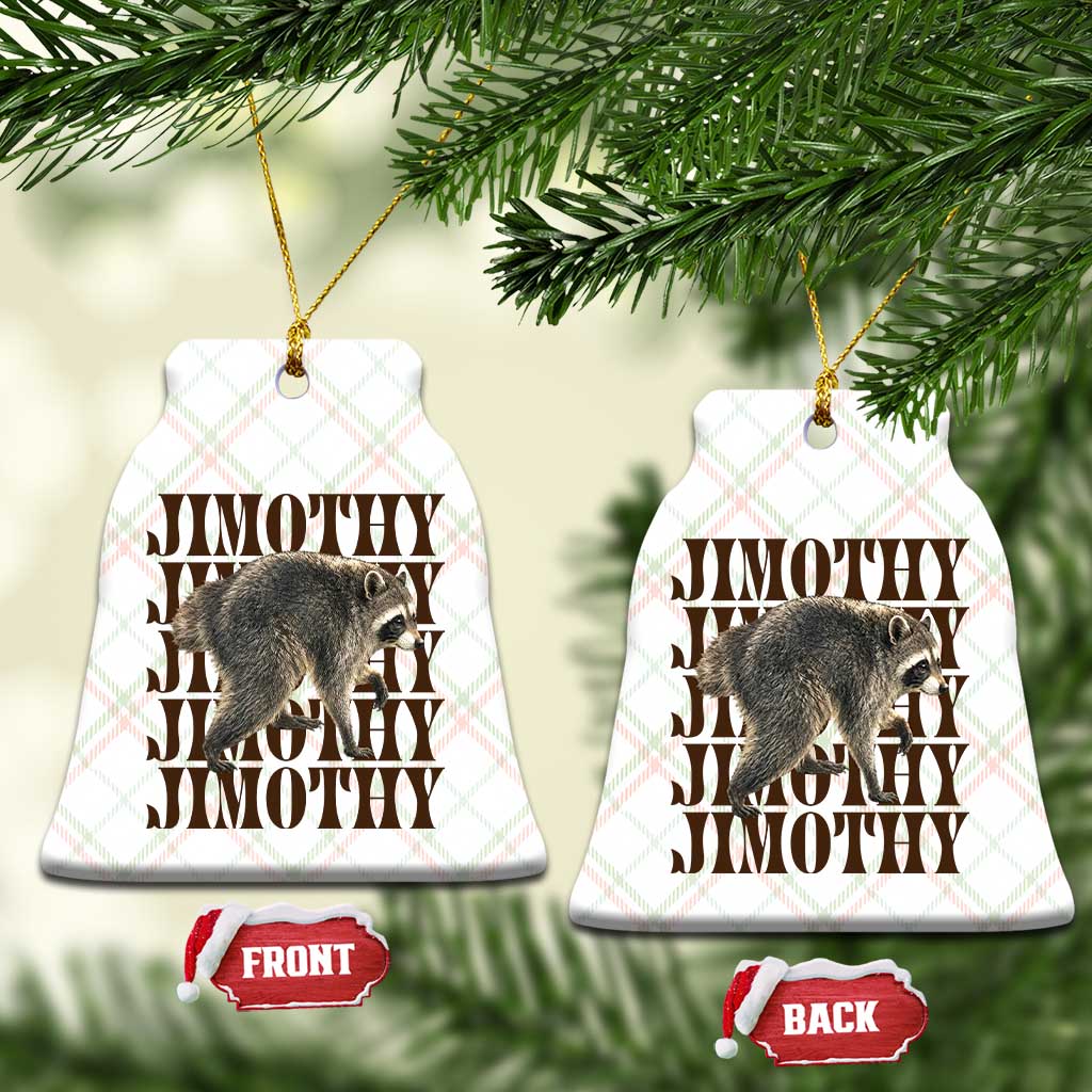 Jimothy The Raccoon Ceramic Ornament Vintage Trash Panda Animal Lover Gift