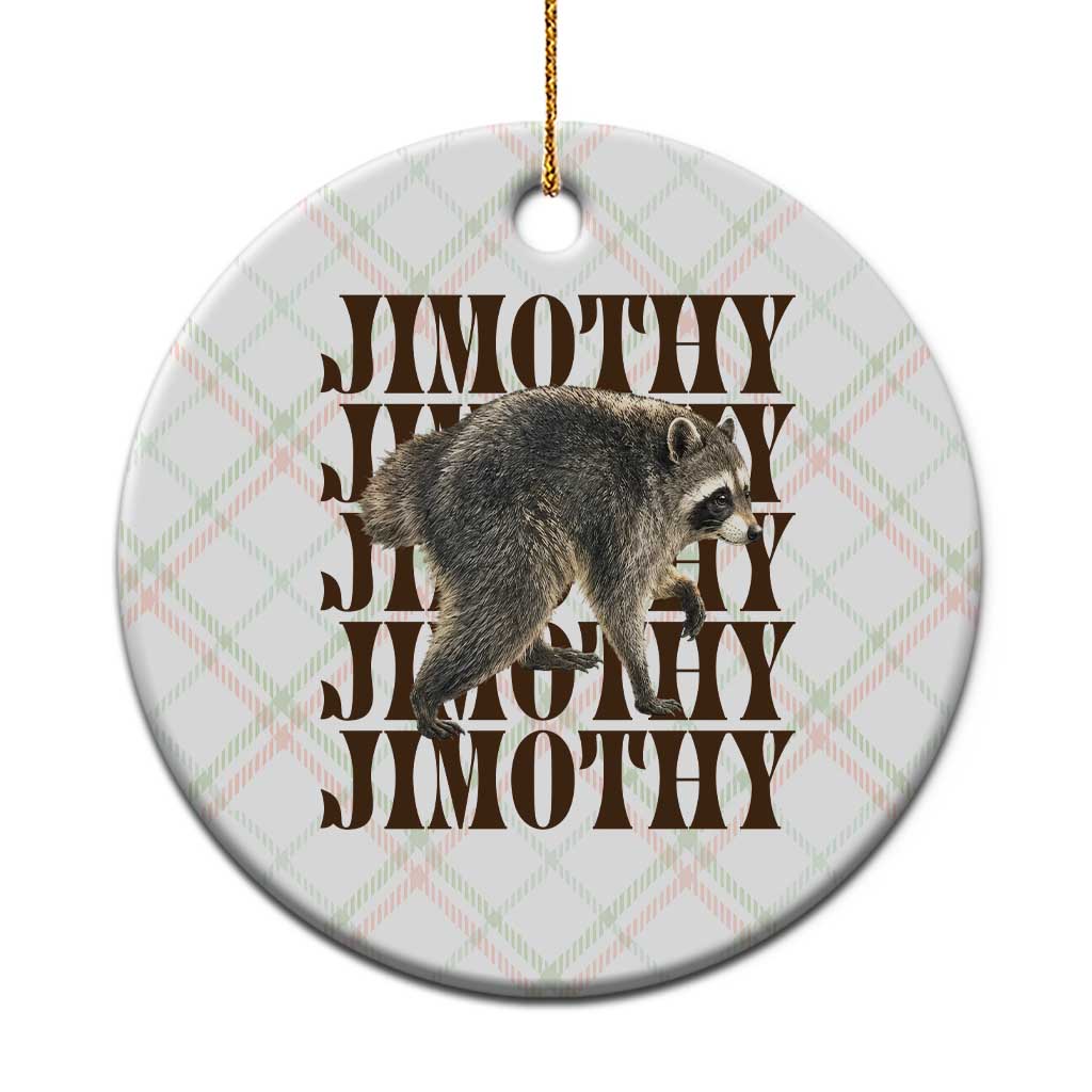 Jimothy The Raccoon Ceramic Ornament Vintage Trash Panda Animal Lover Gift