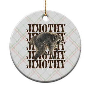 Jimothy The Raccoon Ceramic Ornament Vintage Trash Panda Animal Lover Gift