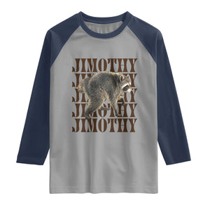 Jimothy The Raccoon Raglan Shirt Vintage Trash Panda Animal Lover Gift