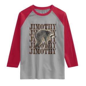 Jimothy The Raccoon Raglan Shirt Vintage Trash Panda Animal Lover Gift