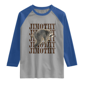 Jimothy The Raccoon Raglan Shirt Vintage Trash Panda Animal Lover Gift