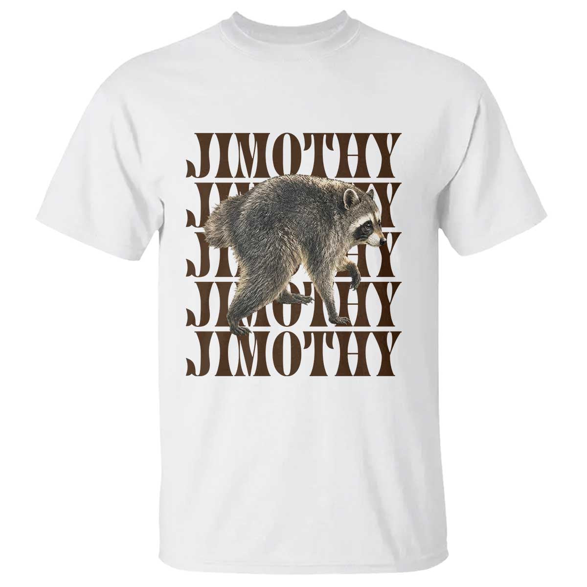 Jimothy The Raccoon T Shirt Vintage Trash Panda Animal Lover Gift