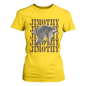 Jimothy The Raccoon T Shirt For Women Vintage Trash Panda Animal Lover Gift