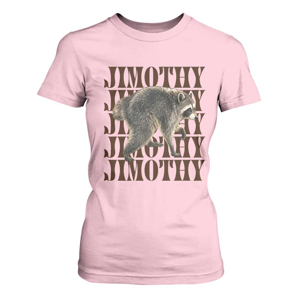 Jimothy The Raccoon T Shirt For Women Vintage Trash Panda Animal Lover Gift