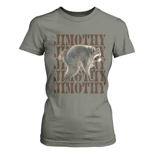 Jimothy The Raccoon T Shirt For Women Vintage Trash Panda Animal Lover Gift