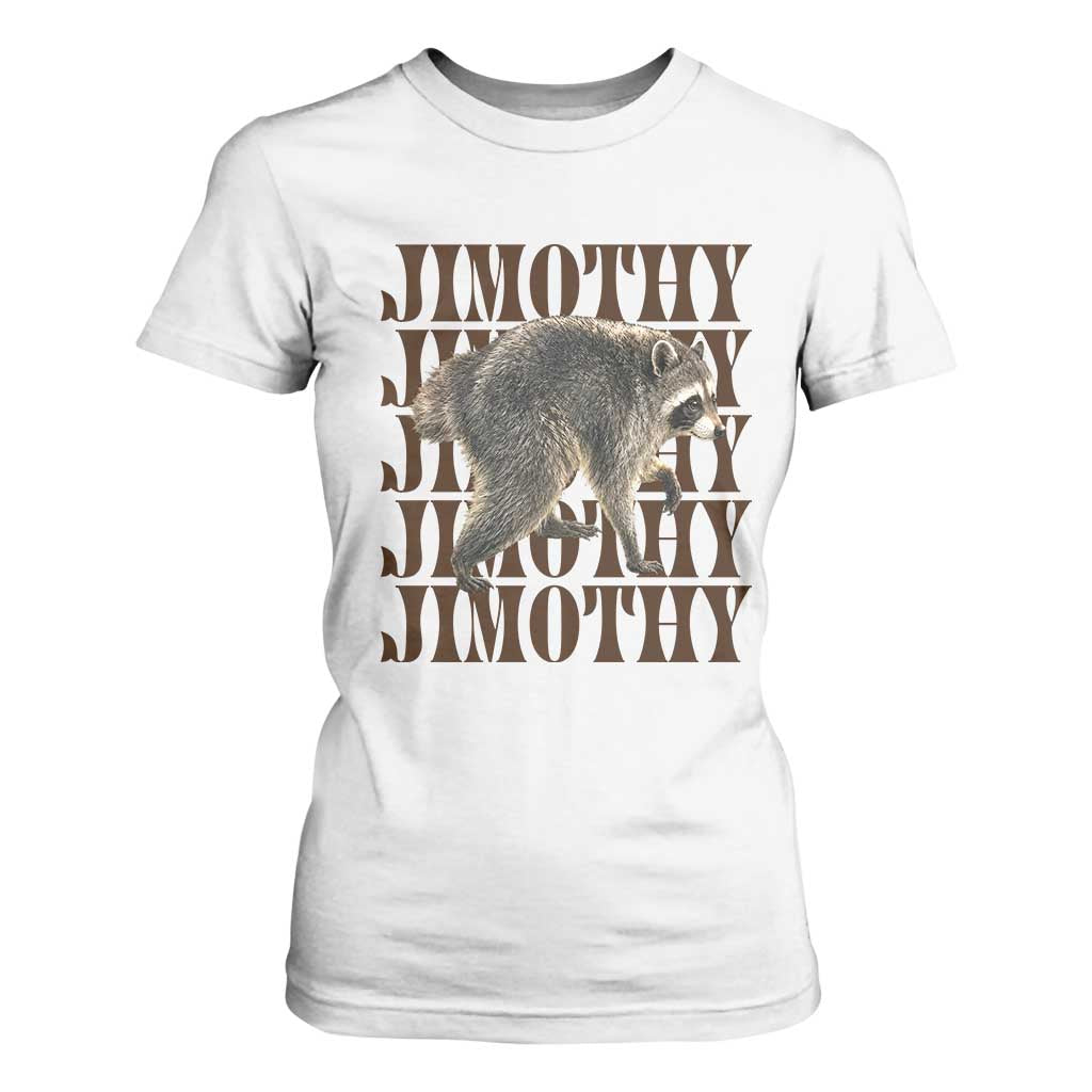Jimothy The Raccoon T Shirt For Women Vintage Trash Panda Animal Lover Gift