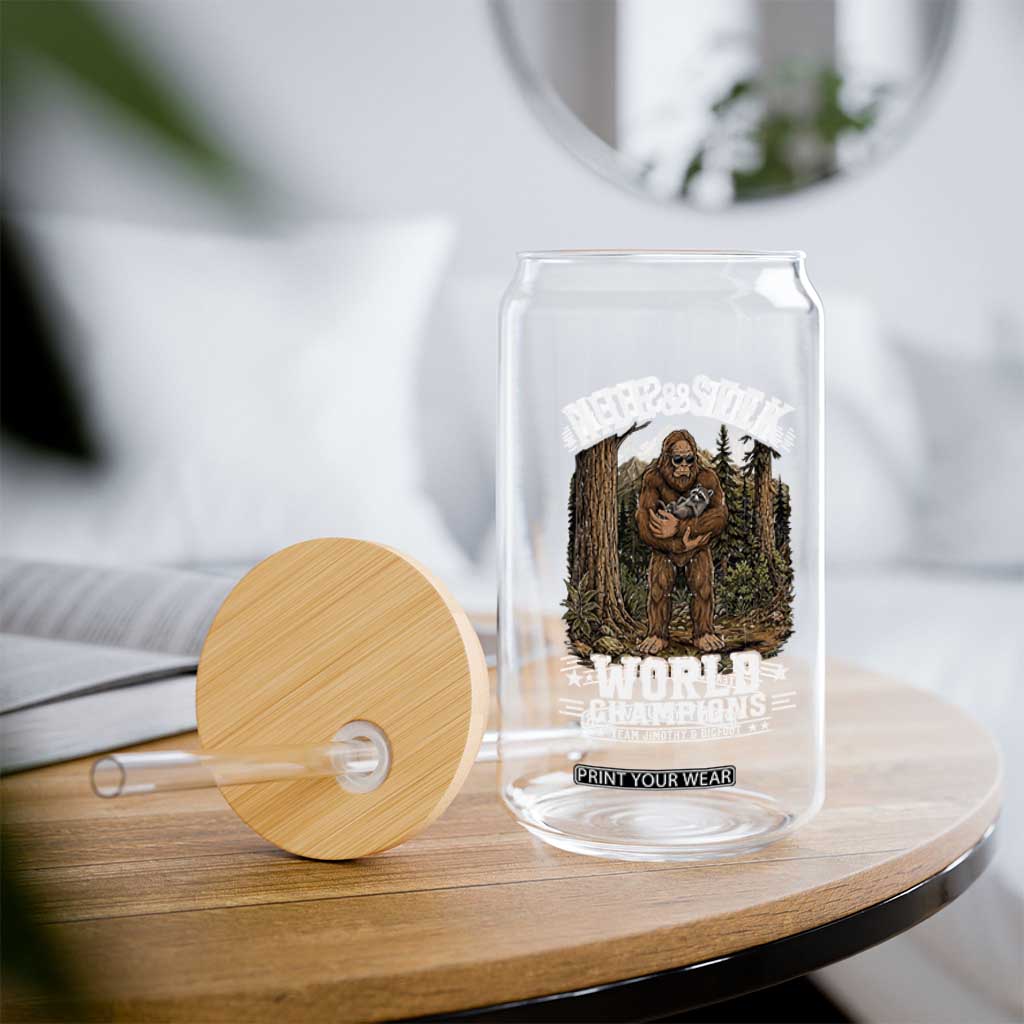 Bigfoot Jimothy The Raccoon Cryptid Animal Friendship Glass Can Hide And Seek World Champions