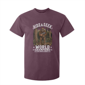 Bigfoot Jimothy The Raccoon Cryptid Animal Friendship T Shirt For Kid Hide And Seek World Champions