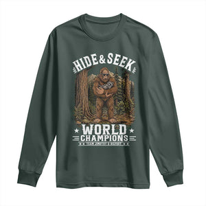 Bigfoot Jimothy The Raccoon Cryptid Animal Friendship Long Sleeve Shirt Hide And Seek World Champions