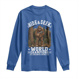 Bigfoot Jimothy The Raccoon Cryptid Animal Friendship Long Sleeve Shirt Hide And Seek World Champions