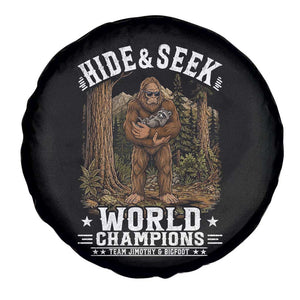 Bigfoot Jimothy The Raccoon Cryptid Animal Friendship Spare Tire Cover Hide And Seek World Champions
