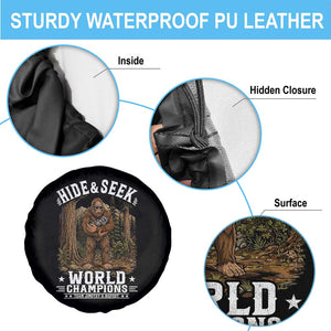 Bigfoot Jimothy The Raccoon Cryptid Animal Friendship Spare Tire Cover Hide And Seek World Champions