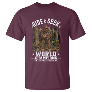 Bigfoot Jimothy The Raccoon Cryptid Animal Friendship T Shirt Hide And Seek World Champions