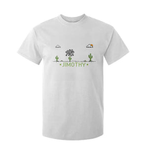 Funny Jimothy The Raccoon T Shirt For Kid Pixel Art Retro Gaming Trash Panda Meme