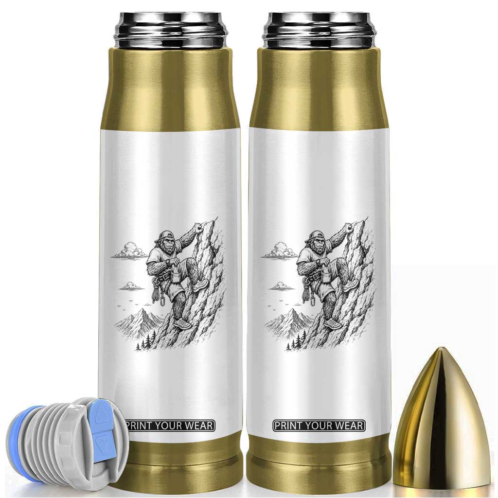 Funny Bigfoot Mountain Climber Bullet Tumbler Outdoor Hiking Adventure