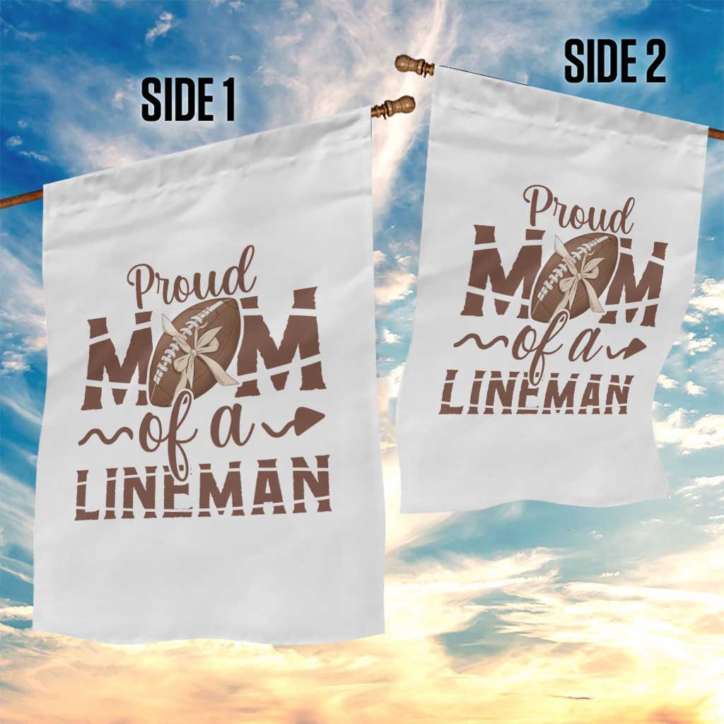 Football Mom Gift Garden Flag Proud Mom Of A Lineman TS12 Print Your Wear