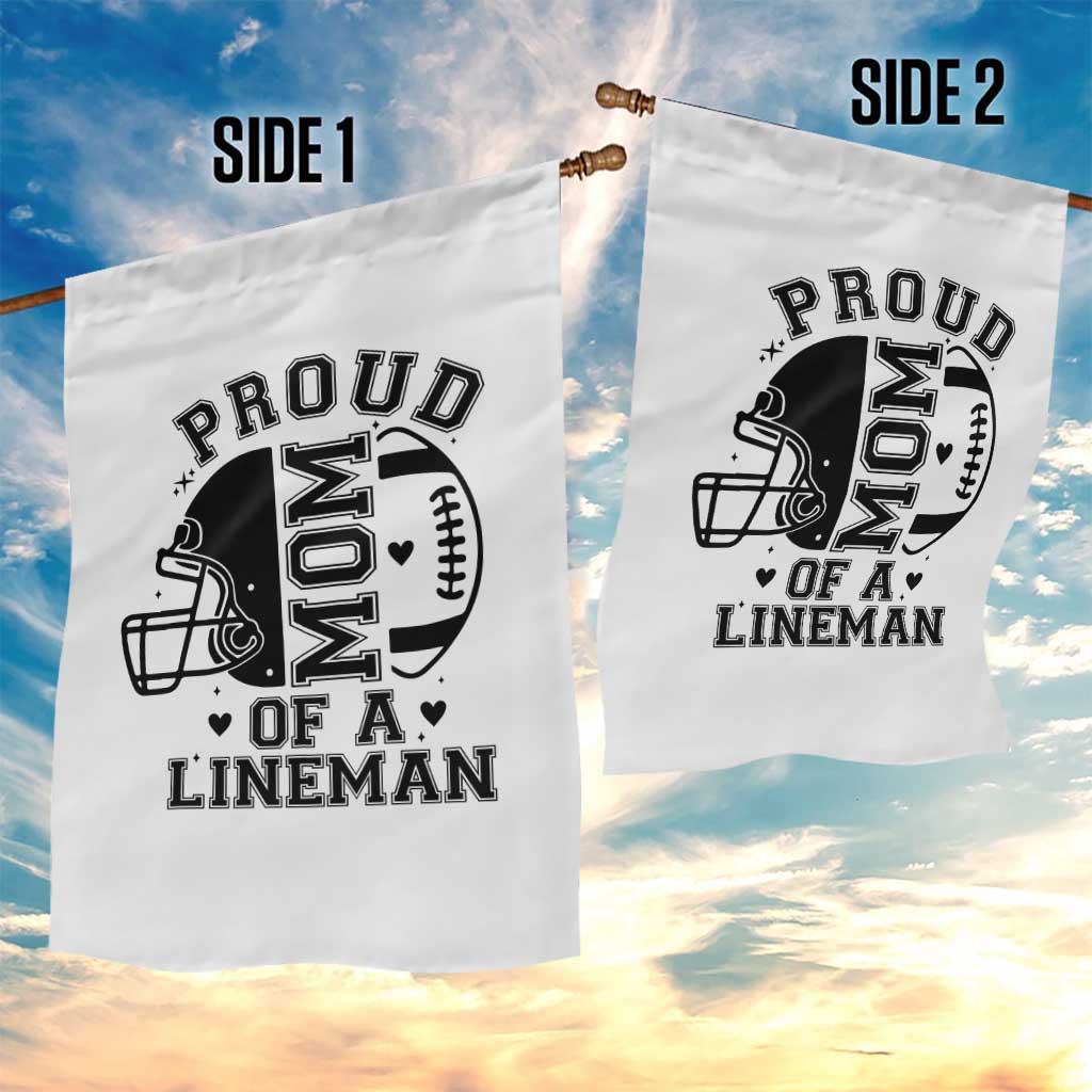 Proud Mom Of A Lineman Garden Flag Football Fan Gift For Women TS12 Print Your Wear