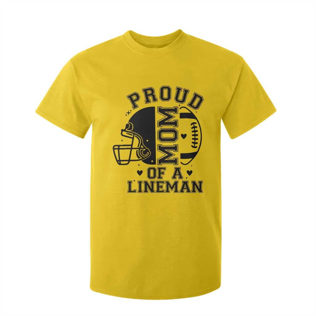 Proud Mom Of A Lineman T Shirt For Kid Football Fan Gift For Women TS12 Daisy Print Your Wear