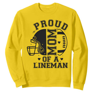 Proud Mom Of A Lineman Sweatshirt Football Fan Gift For Women TS12 Daisy Print Your Wear