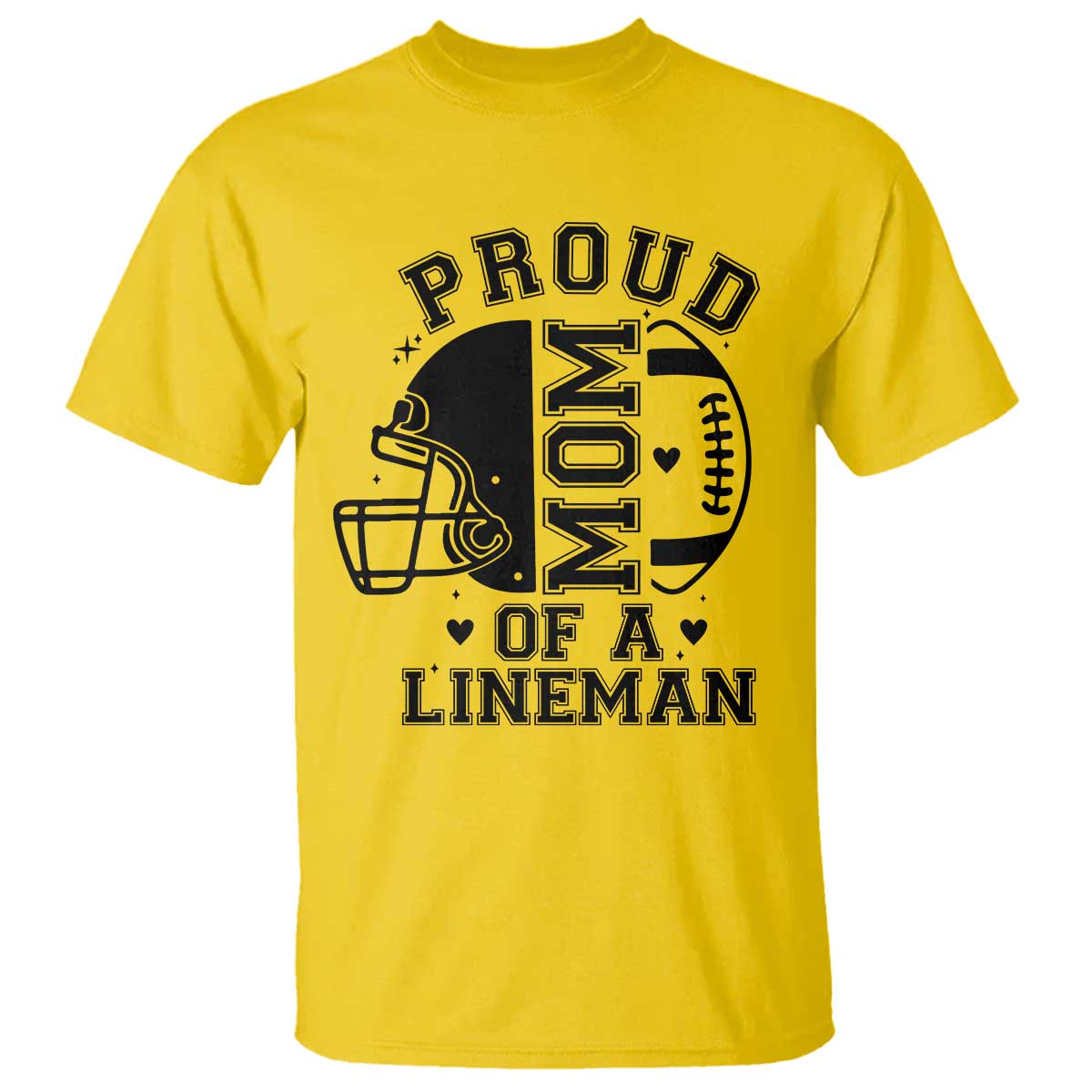 Proud Mom Of A Lineman T Shirt Football Fan Gift For Women TS12 Daisy Print Your Wear
