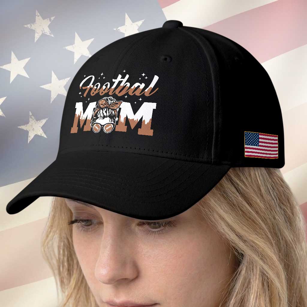 Football Mom Life Baseball Cap Sports Fan Gift For Women TS12 Print Your Wear