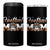 Football Mom Life 4 in 1 Can Cooler Tumbler Sports Fan Gift For Women TS12 One Size: 16 oz Black Print Your Wear