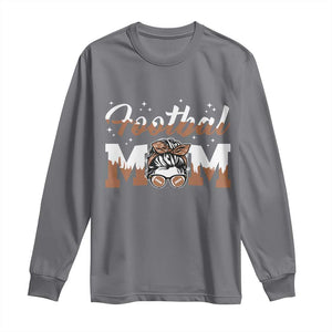 Football Mom Life Long Sleeve Shirt Sports Fan Gift For Women TS12 Charcoal Print Your Wear