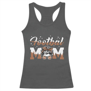 Football Mom Life Racerback Tank Top Sports Fan Gift For Women TS12 Dark Heather Print Your Wear