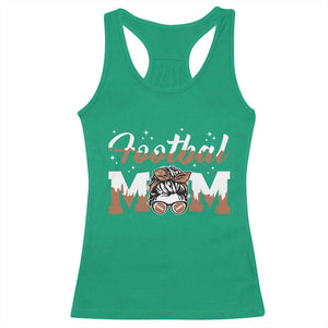 Football Mom Life Racerback Tank Top Sports Fan Gift For Women TS12 Irish Green Print Your Wear