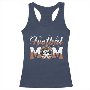 Football Mom Life Racerback Tank Top Sports Fan Gift For Women TS12 Navy Print Your Wear