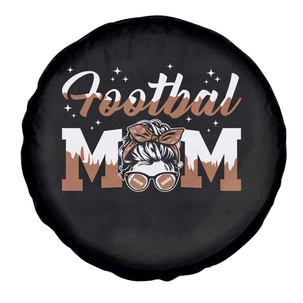 Football Mom Life Spare Tire Cover Sports Fan Gift For Women TS12 Print Your Wear