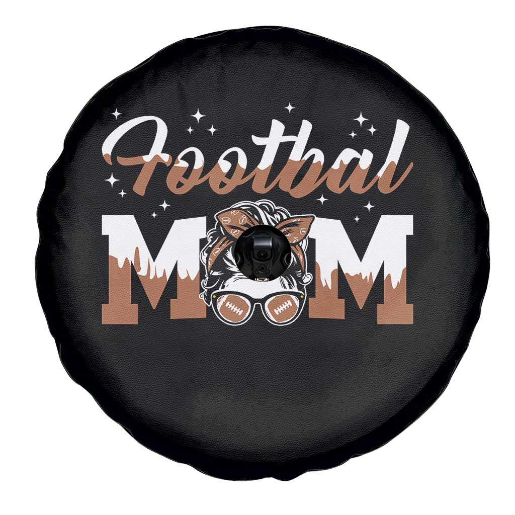 Football Mom Life Spare Tire Cover Sports Fan Gift For Women TS12 Print Your Wear