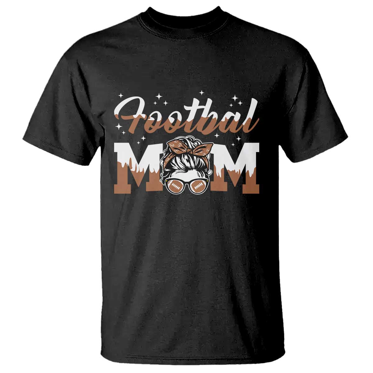 Football Mom Life T Shirt Sports Fan Gift For Women TS12 Black Print Your Wear