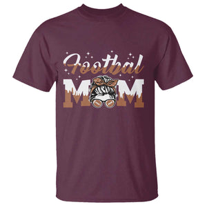 Football Mom Life T Shirt Sports Fan Gift For Women TS12 Maroon Print Your Wear