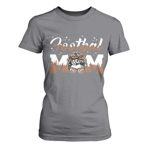 Football Mom Life T Shirt For Women Sports Fan Gift For Women TS12 Charcoal Print Your Wear
