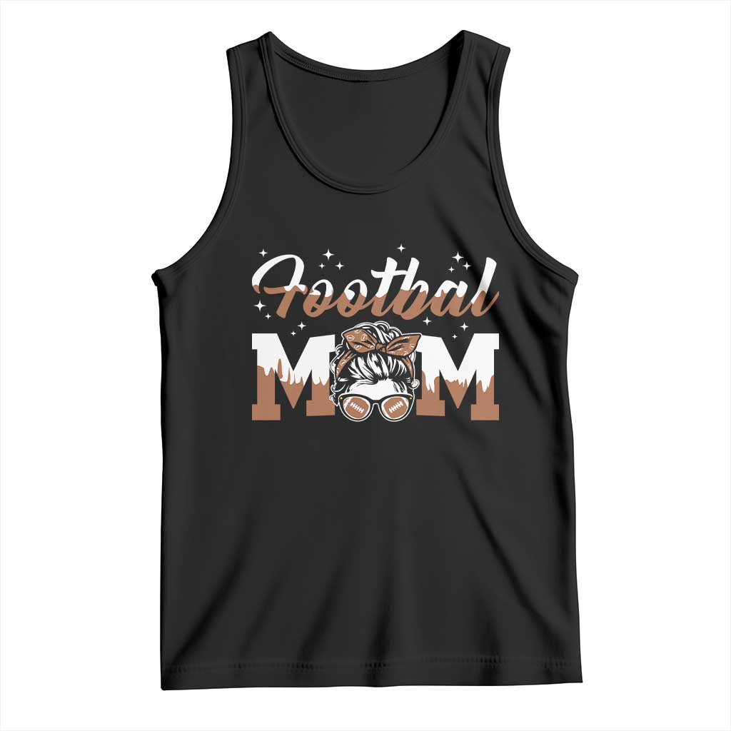 Football Mom Life Tank Top Sports Fan Gift For Women TS12 Black Print Your Wear