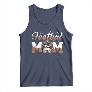 Football Mom Life Tank Top Sports Fan Gift For Women TS12 Navy Print Your Wear