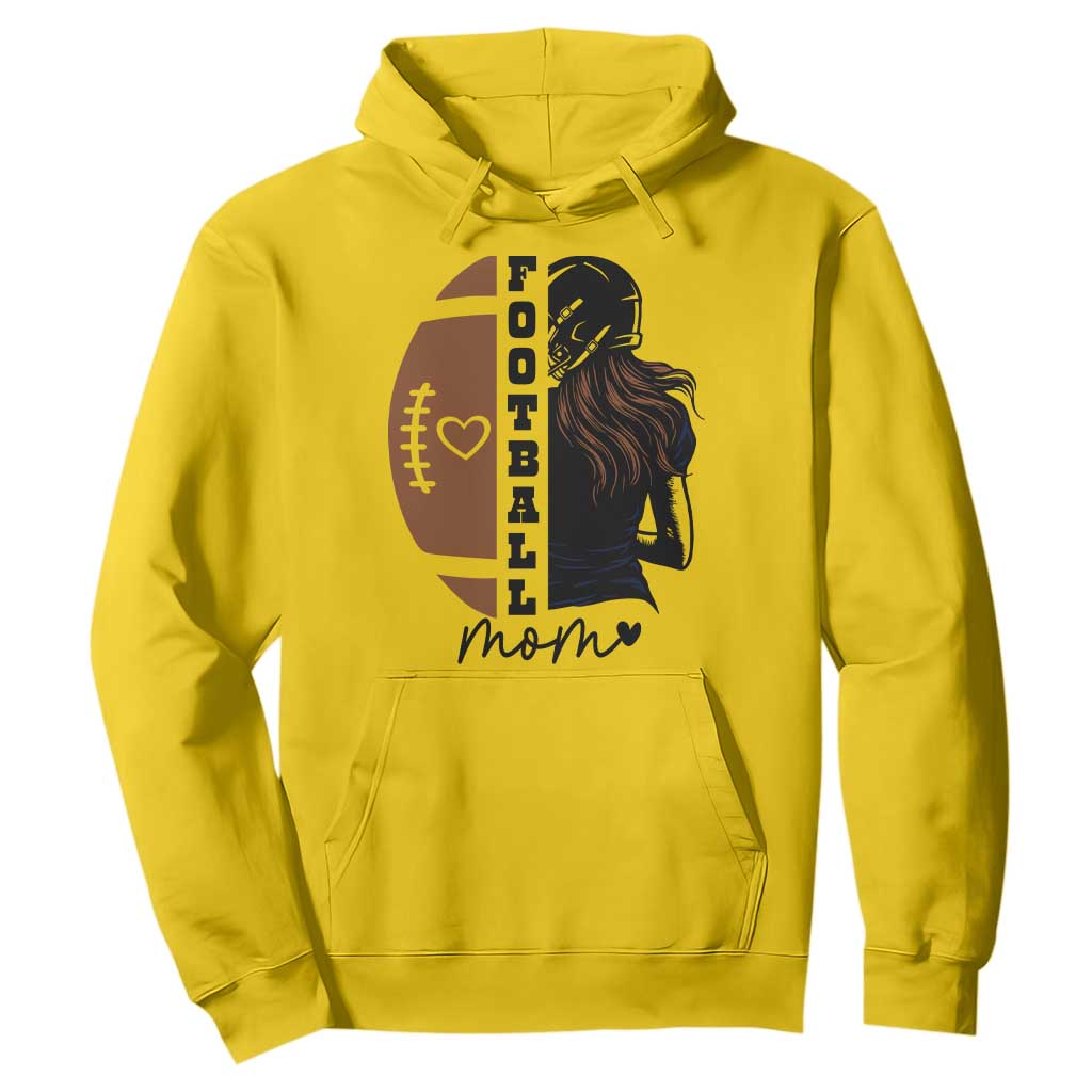 Proud Football Mom Hoodie Game Day Supporter Gift TS12 Daisy Print Your Wear