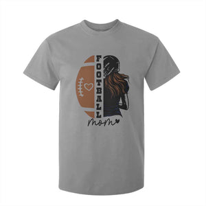 Proud Football Mom T Shirt For Kid Game Day Supporter Gift TS12 Sport Gray Print Your Wear