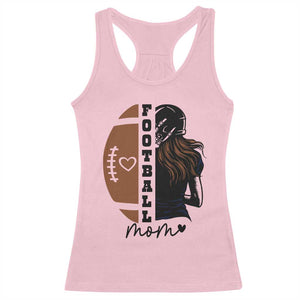 Proud Football Mom Racerback Tank Top Game Day Supporter Gift TS12 Light Pink Print Your Wear