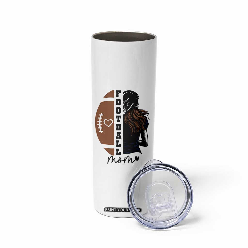 Proud Football Mom Skinny Tumbler Game Day Supporter Gift TS12 Print Your Wear