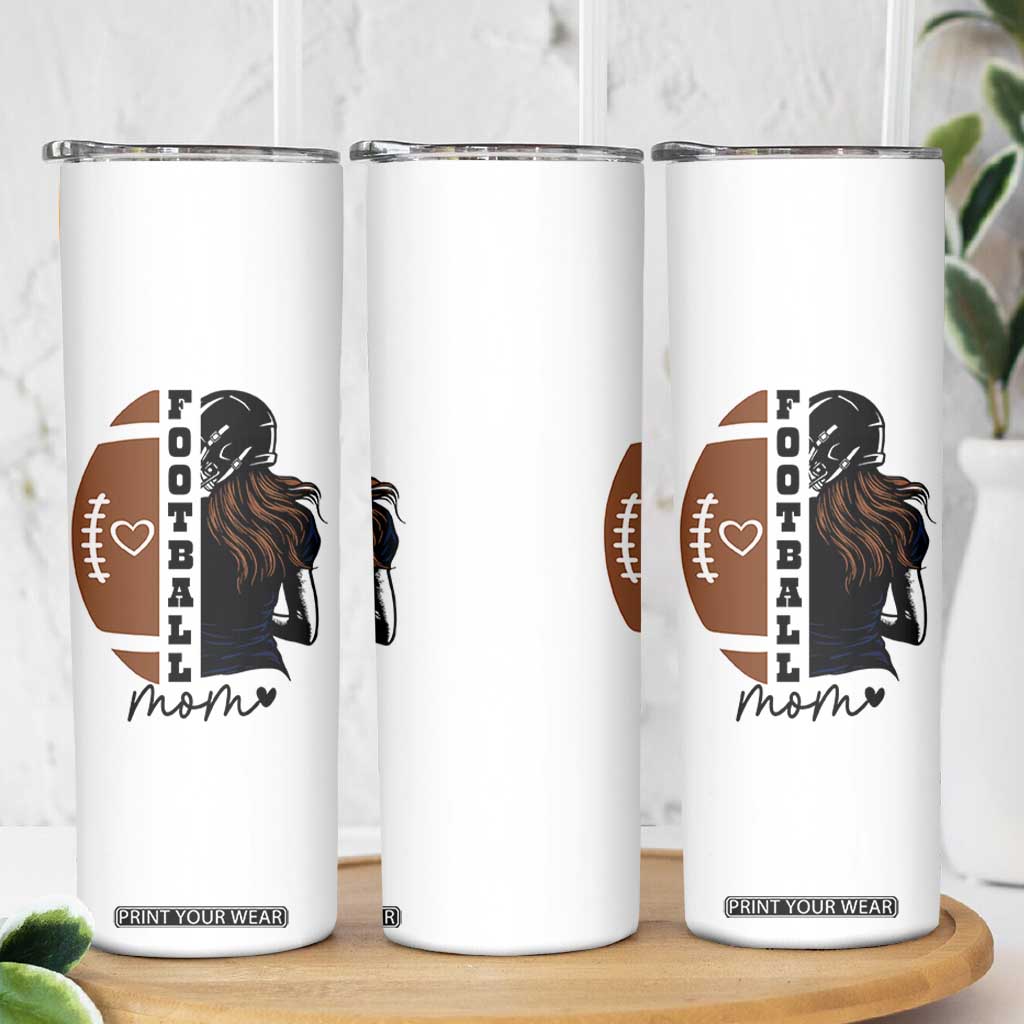 Proud Football Mom Skinny Tumbler Game Day Supporter Gift TS12 Print Your Wear