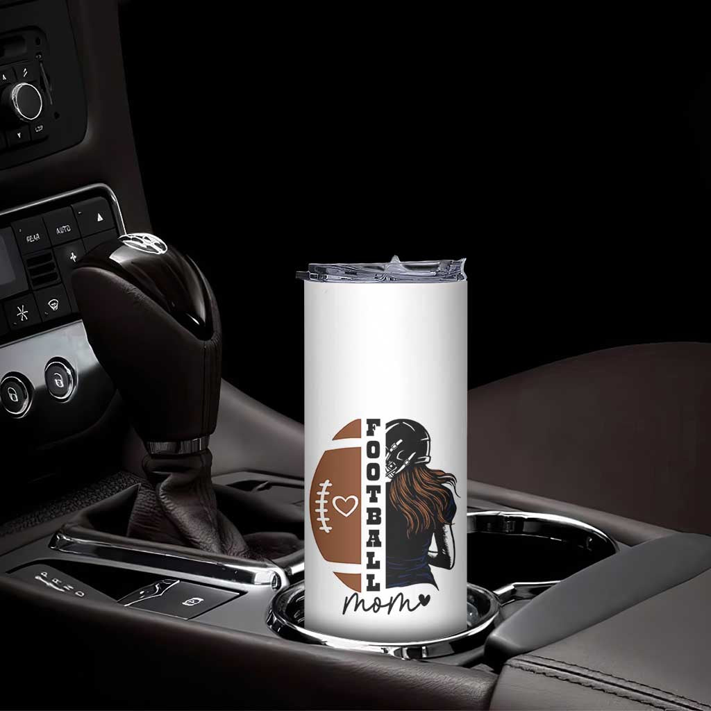 Proud Football Mom Skinny Tumbler Game Day Supporter Gift TS12 Print Your Wear